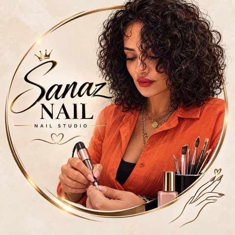 Sanaz Nail – Nail Studio logosu